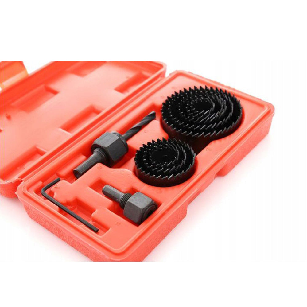 Set 8 carote metalice dintate pentru Gips-Carton (Rigips) si placi lemn, 19-64mm, POLSKI K10278, Poza8