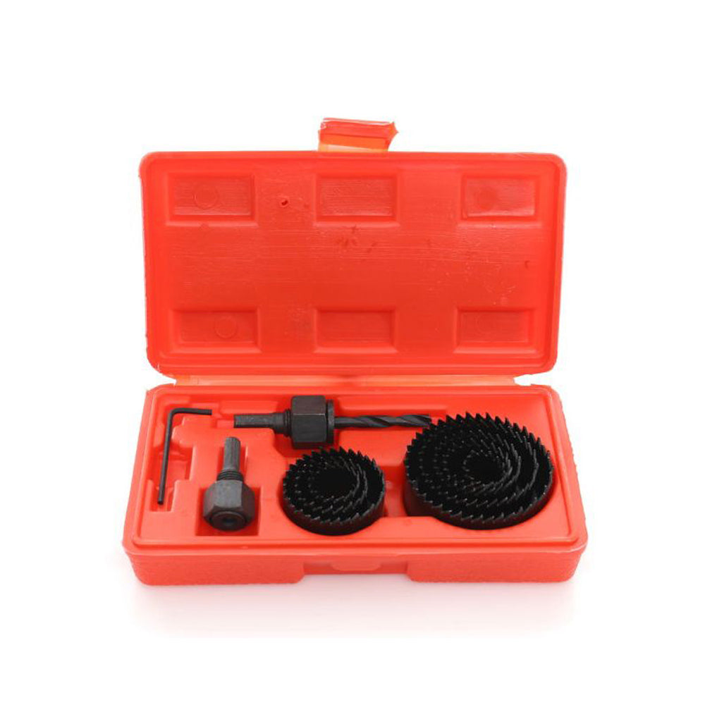 Set 8 carote metalice dintate pentru Gips-Carton (Rigips) si placi lemn, 19-64mm, POLSKI K10278, Poza2