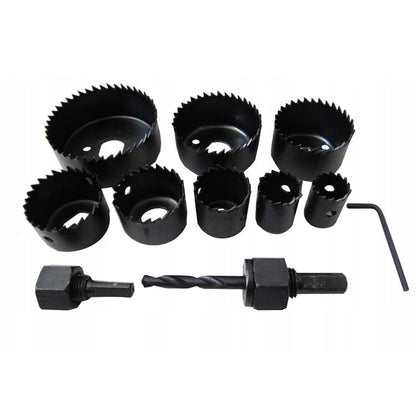 Set 8 carote metalice dintate pentru Gips-Carton (Rigips) si placi lemn, 19-64mm, POLSKI K10278, Poza9