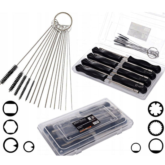 Set 8 chei pentru reglarea carburatoarelor, include joje curatatoare, POLSKI K11245, Poza1