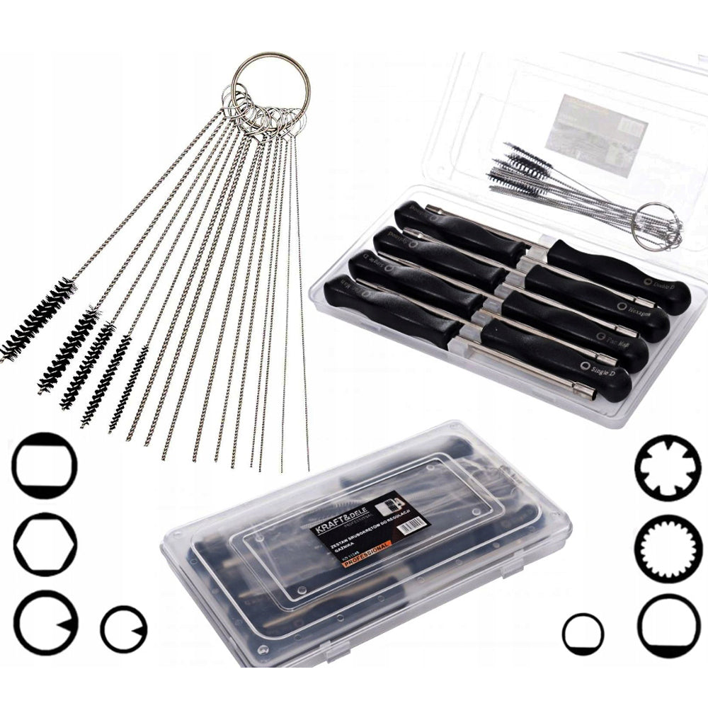 Set 8 chei pentru reglarea carburatoarelor, include joje curatatoare, POLSKI K11245, Poza1