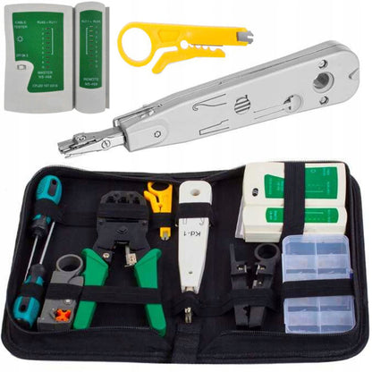 Set instrumente retelistica-telecomunicatii, include 9 elemente, POLSKI K10881, Poza1