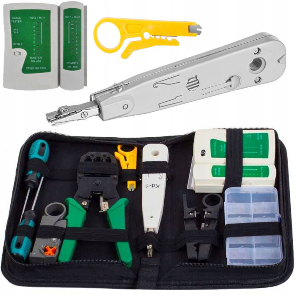 Set instrumente retelistica-telecomunicatii, include 9 elemente, POLSKI K10881, Poza1