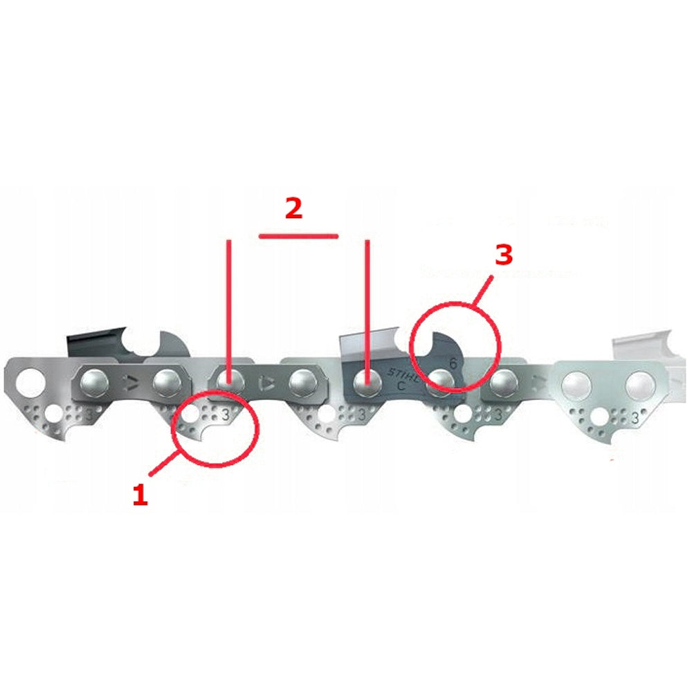 Set lama + 2 lanturi drujba, POLSKI K10152, Lama 40cm, Pas lant 3.8, Zale 59-1-2-3-4-5-6-7