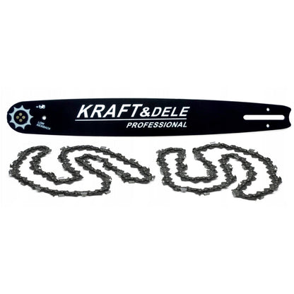 Set lama + 2 lanturi drujba, POLSKI K10152, Lama 40cm, Pas lant 3.8, Zale 59-12