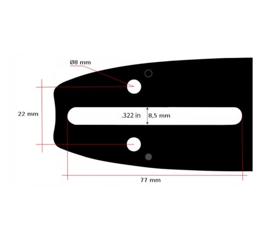 Set lama drujba 40cm si 2 lanturi, Pas Lant 0.325, cu 64 zale, POLSKI K10151, Poza6
