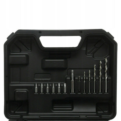 Set masina insurubat si gaurit cu acumulator 18V, include burghie, biti si cutie depozitare, POLSKI K1572, Poza7