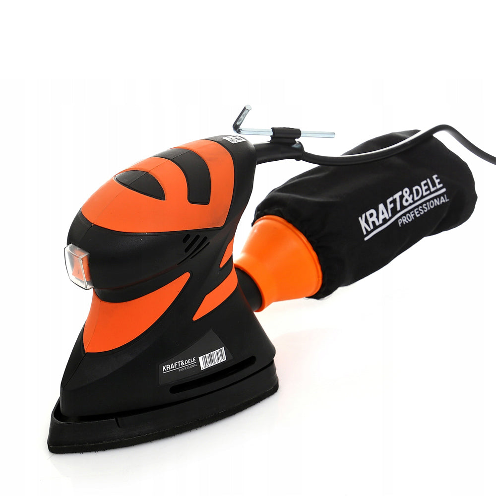 Slefuitor excentric, 1000W, 12000RPM, include 2 talpi de slefuire, POLSKI K1697, Poza2