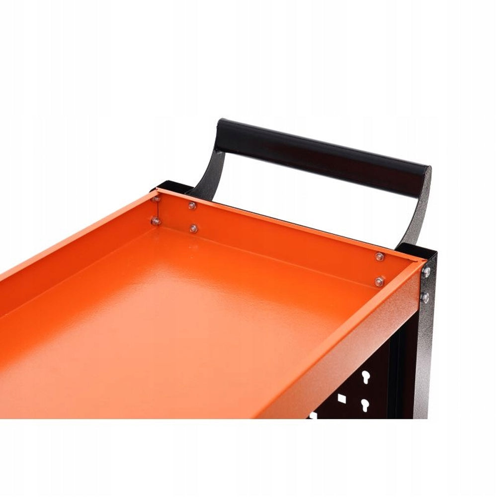 Stativ scule pentru atelier cu roti si 3 rafturi, POLSKI K365, Poza6