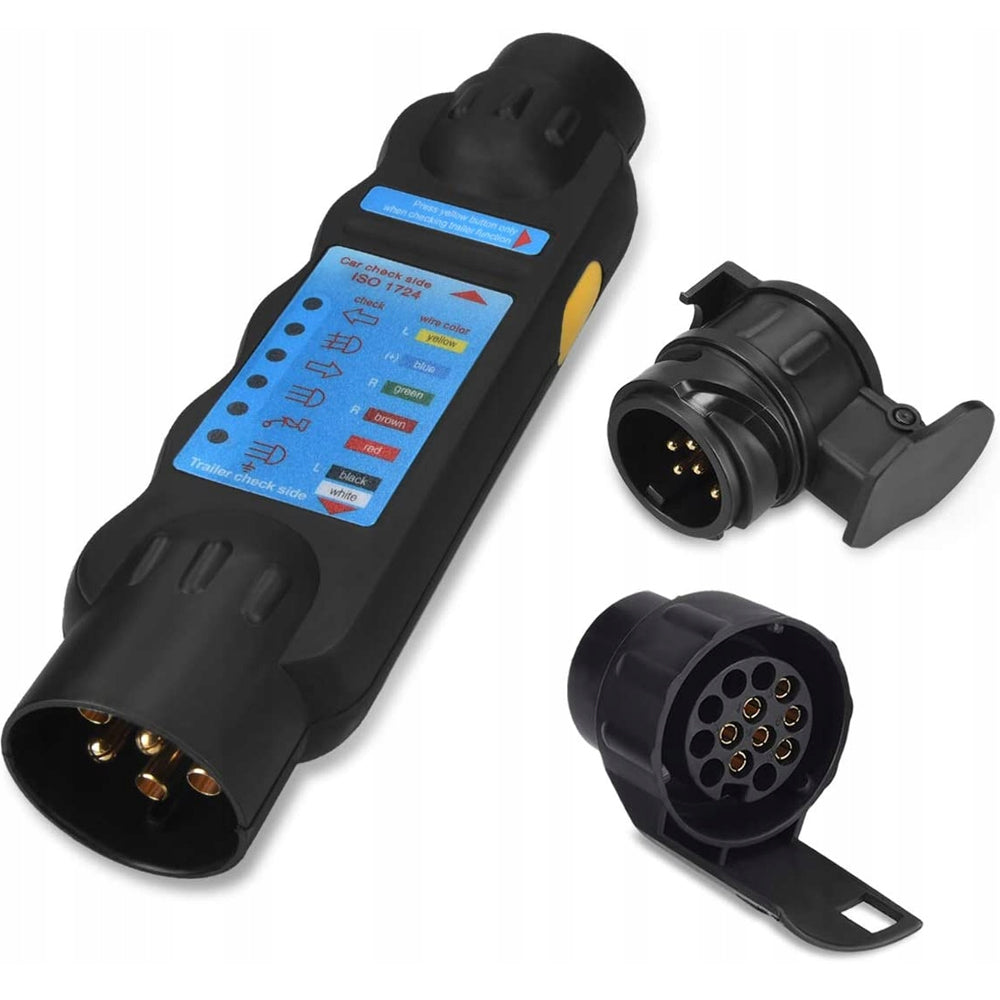 Tester prize auto pentru remorca, rulota, conector 7 pini, POLSKI K10542, Poza2