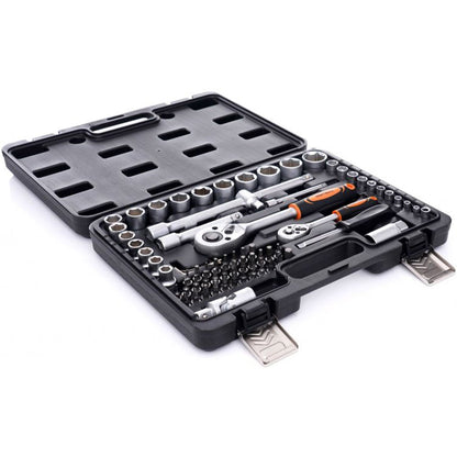 Trusa chei & biti & scule, 72 elemente, valiza transport inclusa, POLSKI K10833, Poza5