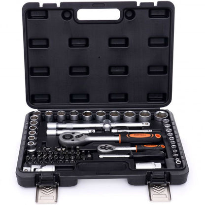 Trusa chei & biti & scule, 72 elemente, valiza transport inclusa, POLSKI K10833, Poza4