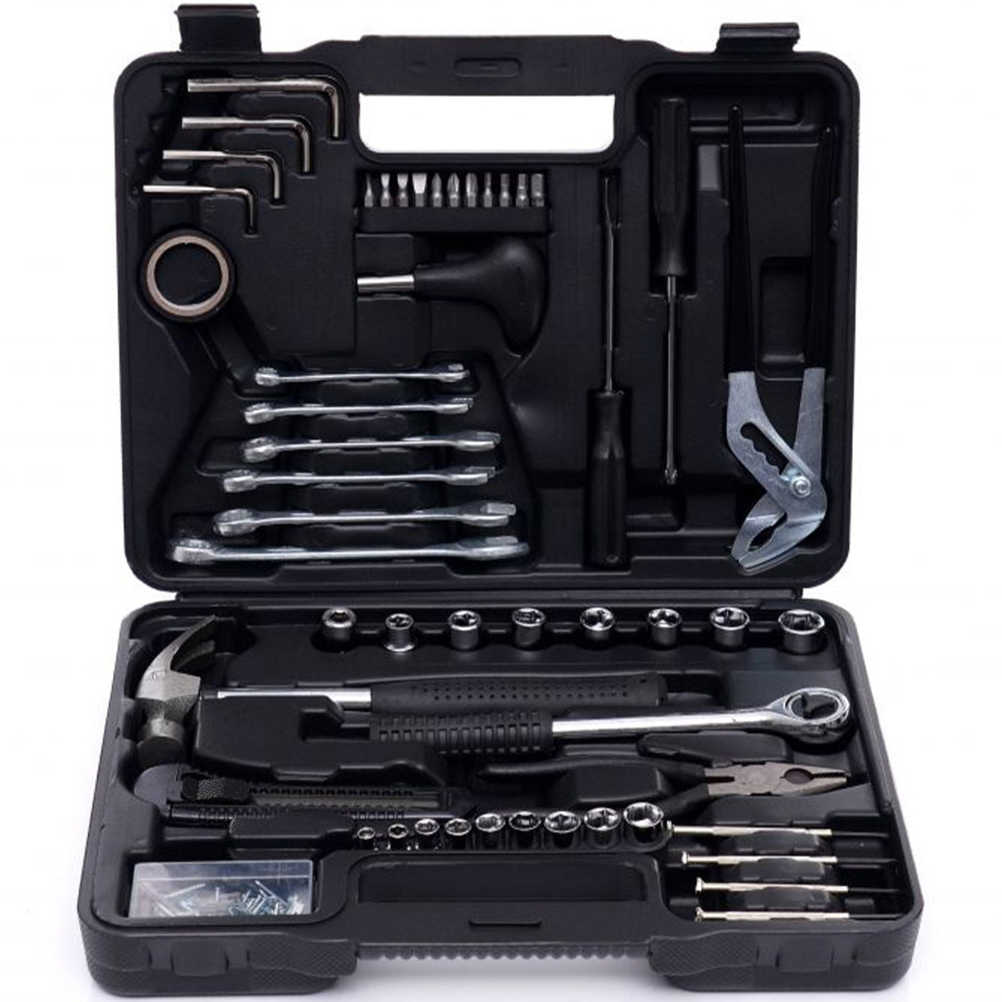 Trusa chei si scule cu 141 elemente, valiza de transport inclusa, POLSKI K10467, Poza1