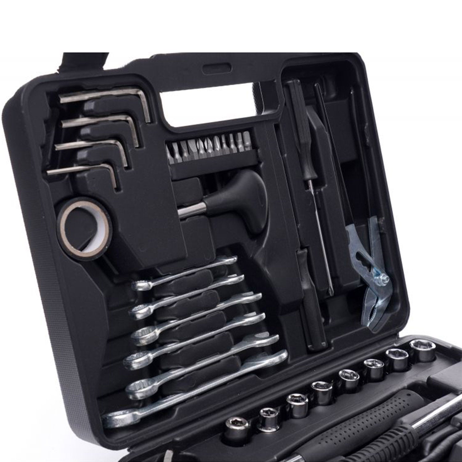 Trusa chei si scule cu 141 elemente, valiza de transport inclusa, POLSKI K10467, Poza3