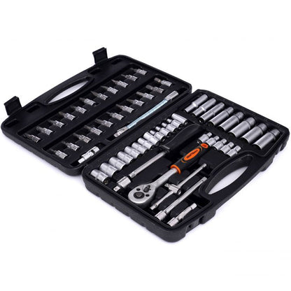 Trusa chei si scule cu 56 elemente, valiza de transport inclusa, POLSKI K10834, Poza3