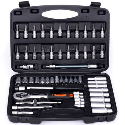 Trusa chei si scule cu 56 elemente, valiza de transport inclusa, POLSKI K10834, Poza2