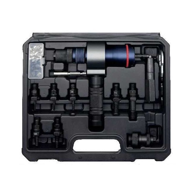 Trusa de niturire cu piulite filetate (3 in 1) POLSKI K5470, 2.4-6.4mm si M3-M12, Poza1