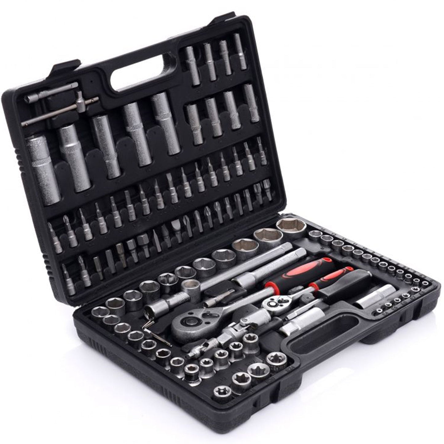 Trusa scule 108 bucati, valiza de transport inclusa, POLSKI EC303-1-2-3-4