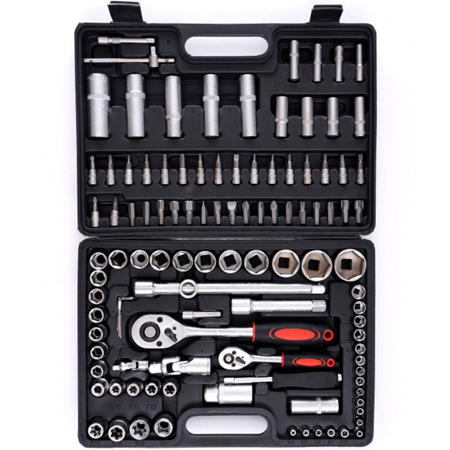 Trusa scule 108 bucati, valiza de transport inclusa, POLSKI EC303-1-2-3-4-5