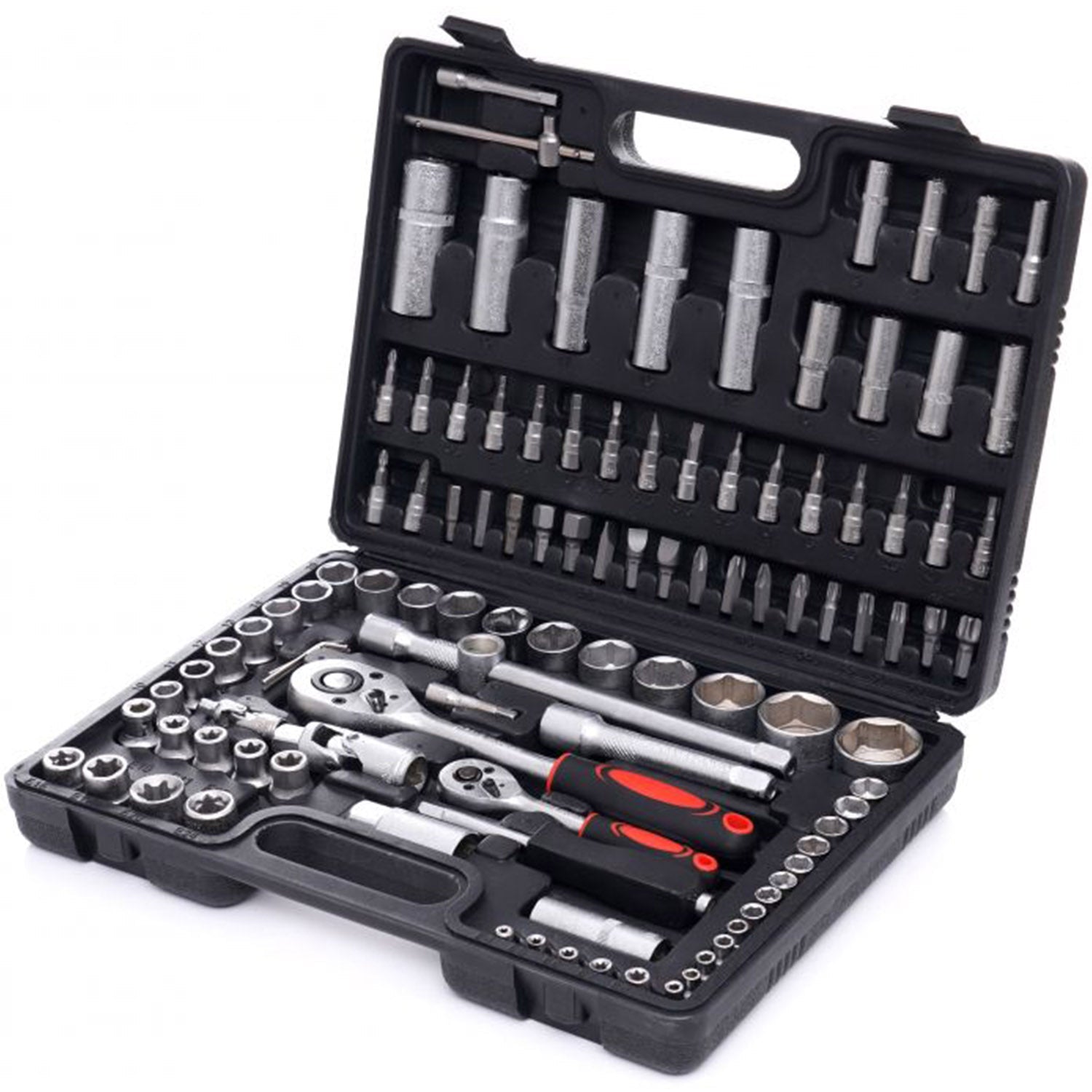 Trusa scule 108 bucati, valiza de transport inclusa, POLSKI EC303-1-2-3