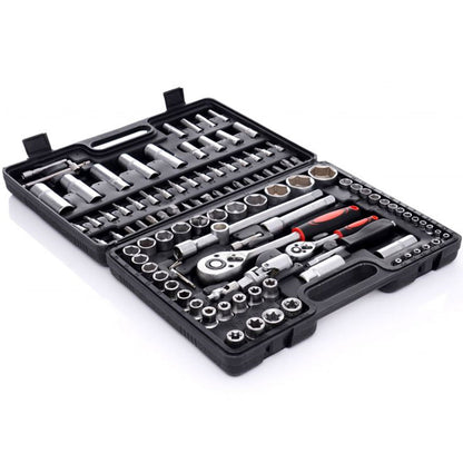 Trusa scule 108 bucati, valiza de transport inclusa, POLSKI EC303-1-2-3-4-5-6-7