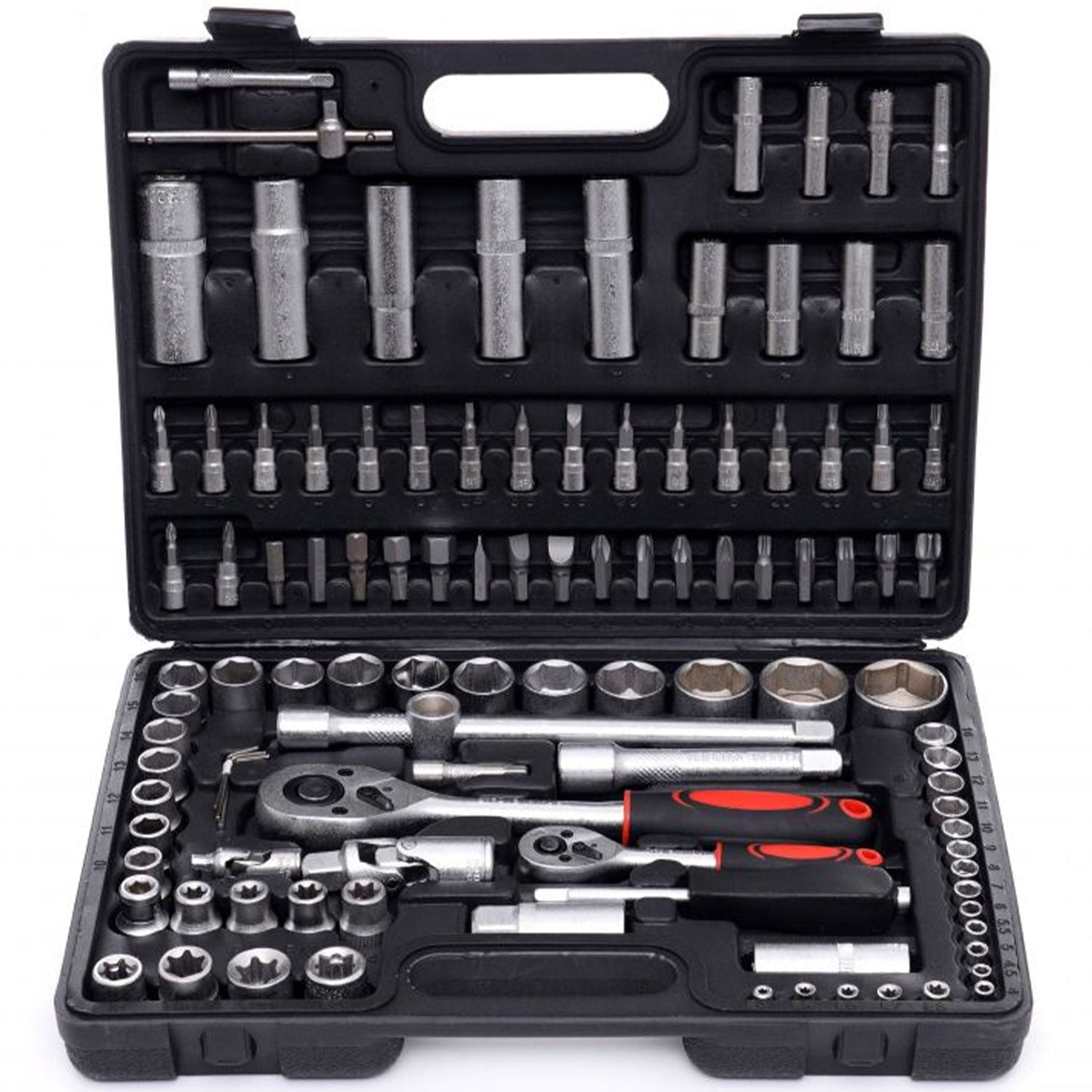 Trusa scule 108 bucati, valiza de transport inclusa, POLSKI EC303-1-2