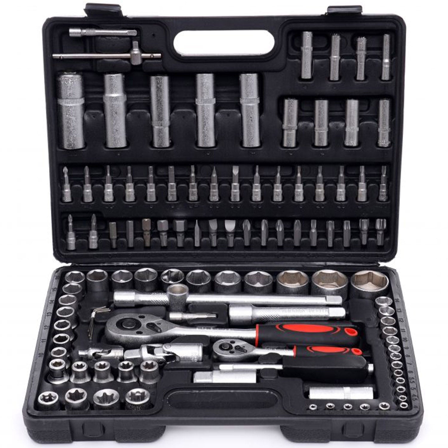 Trusa scule 108 bucati, valiza de transport inclusa, POLSKI EC303-1-2