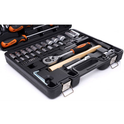 Trusa scule POLSKI K10468, 66 elemente, cutie depozitare inclusa