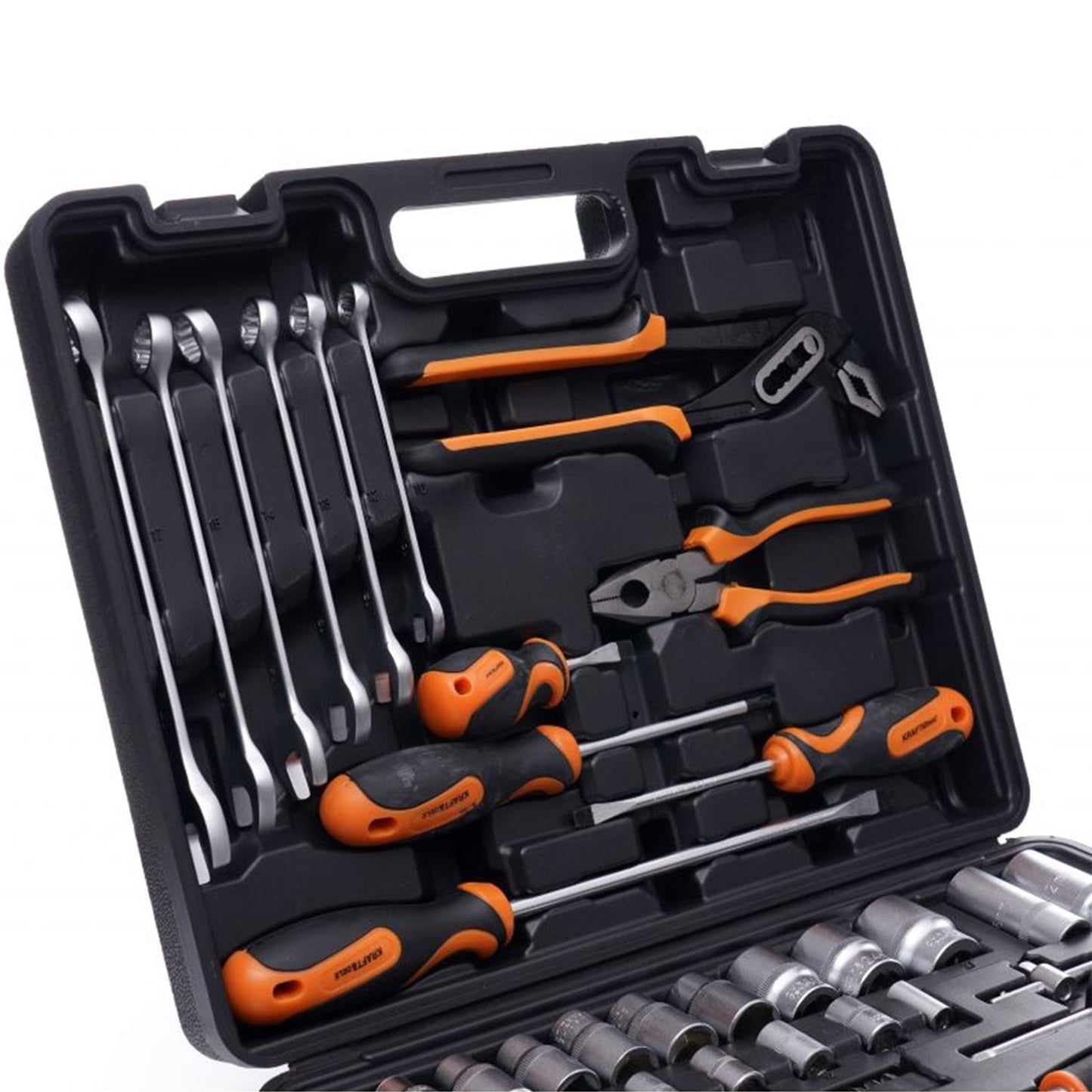 Trusa scule POLSKI K10468, 66 elemente, cutie depozitare inclusa