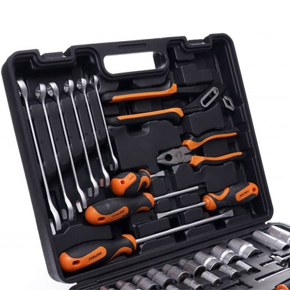 Trusa scule POLSKI K10468, 66 elemente, cutie depozitare inclusa