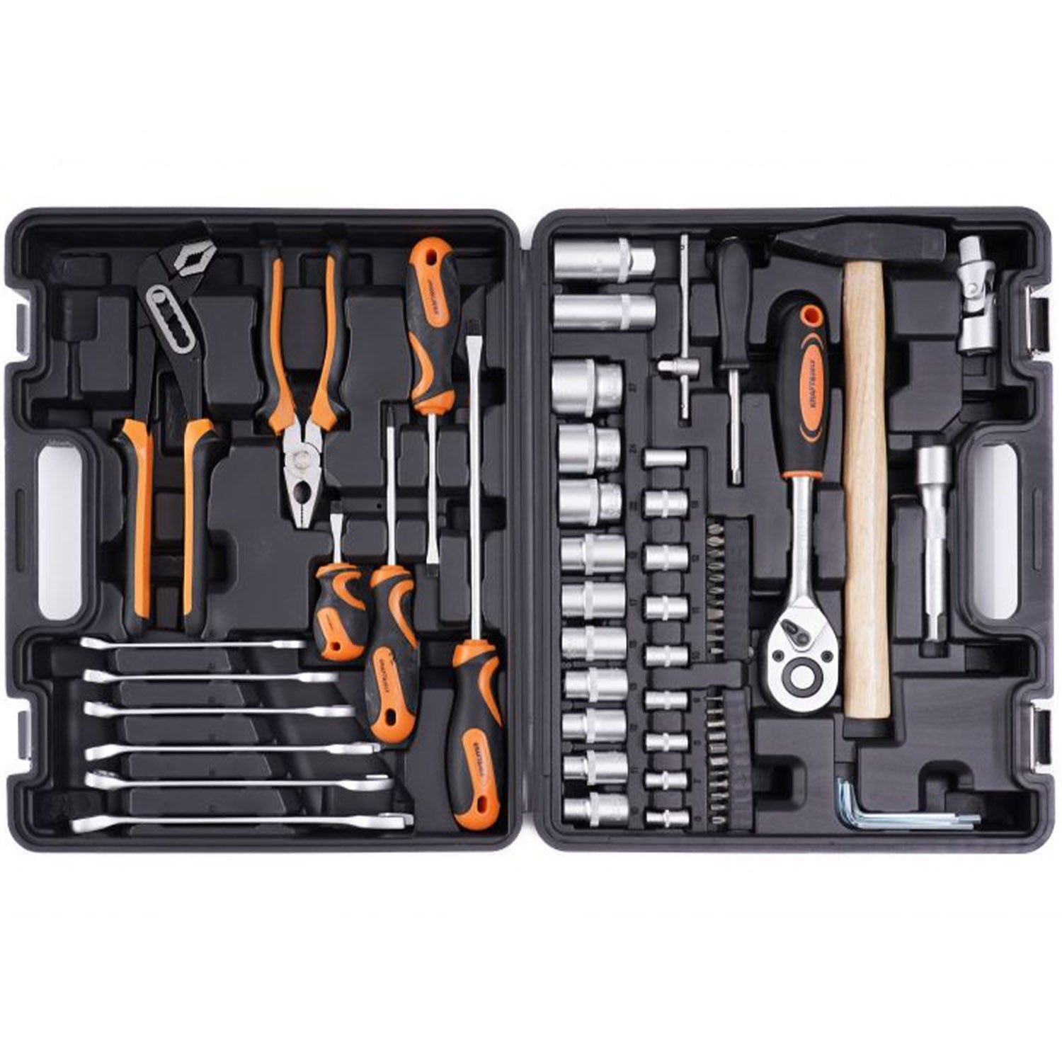 Trusa scule POLSKI K10468, 66 elemente, cutie depozitare inclusa