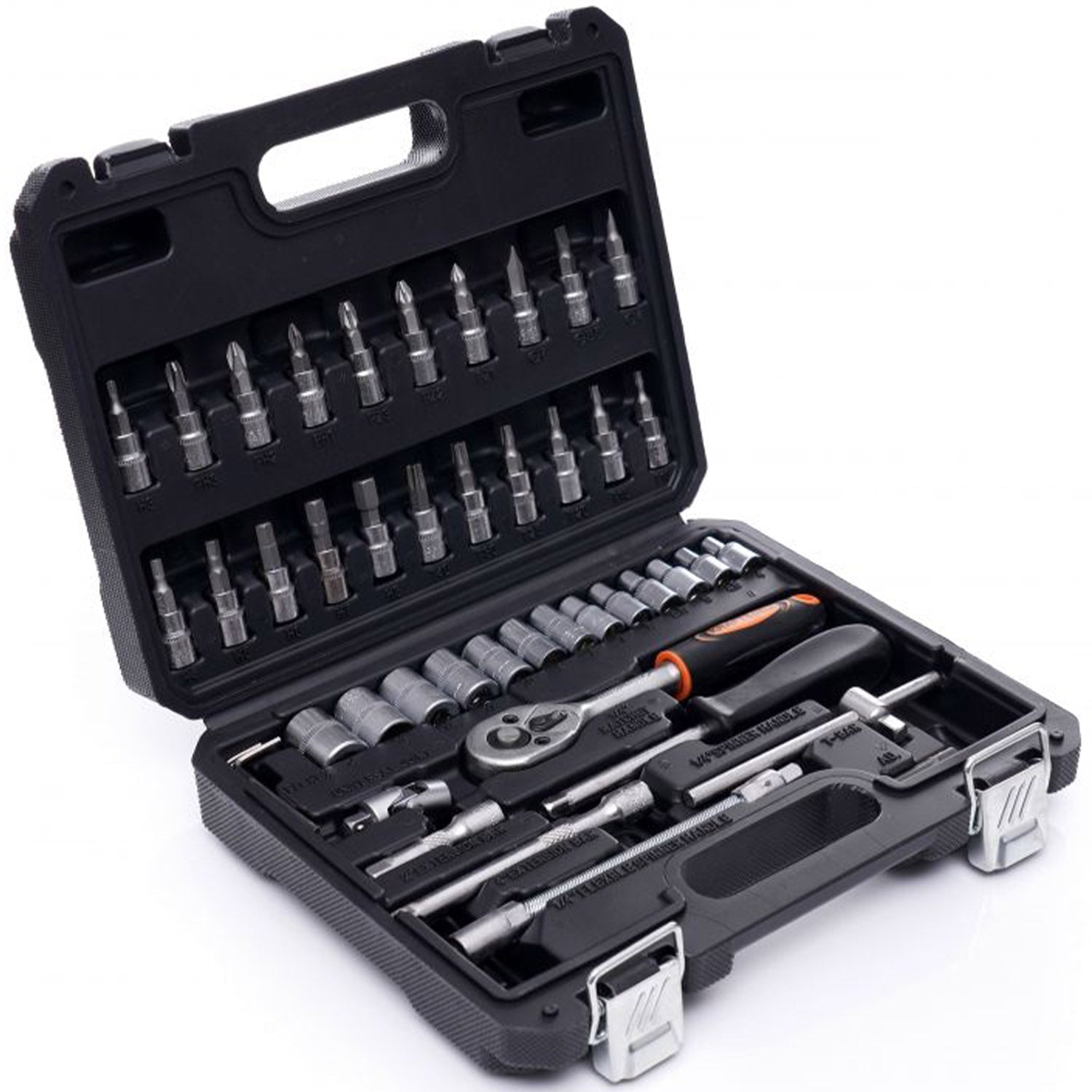 Trusa scule POLSKI K10469, 46 elemente, cutie depozitare inclusa