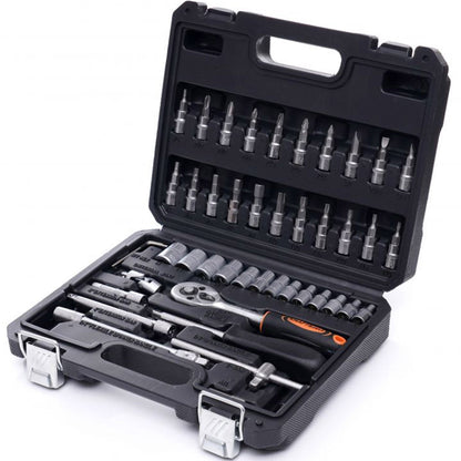 Trusa scule POLSKI K10469, 46 elemente, cutie depozitare inclusa