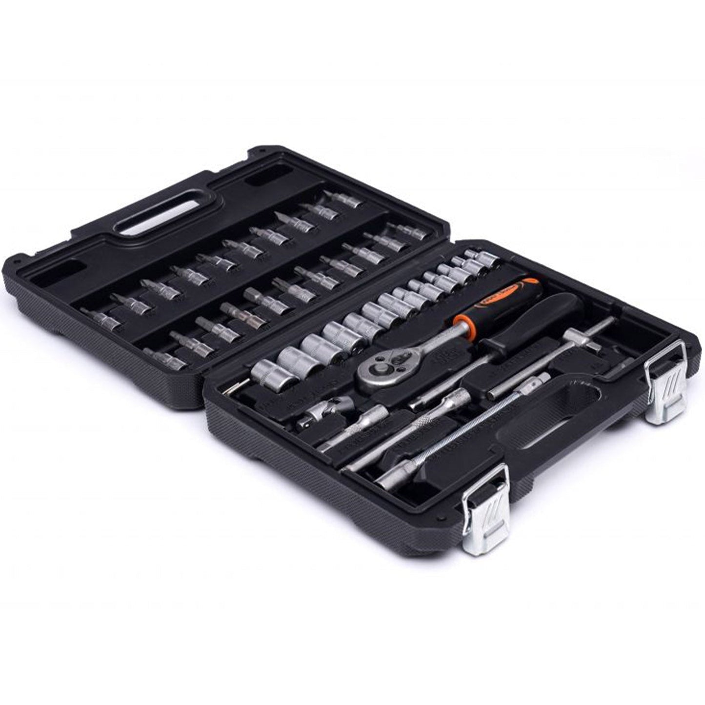 Trusa scule POLSKI K10469, 46 elemente, cutie depozitare inclusa