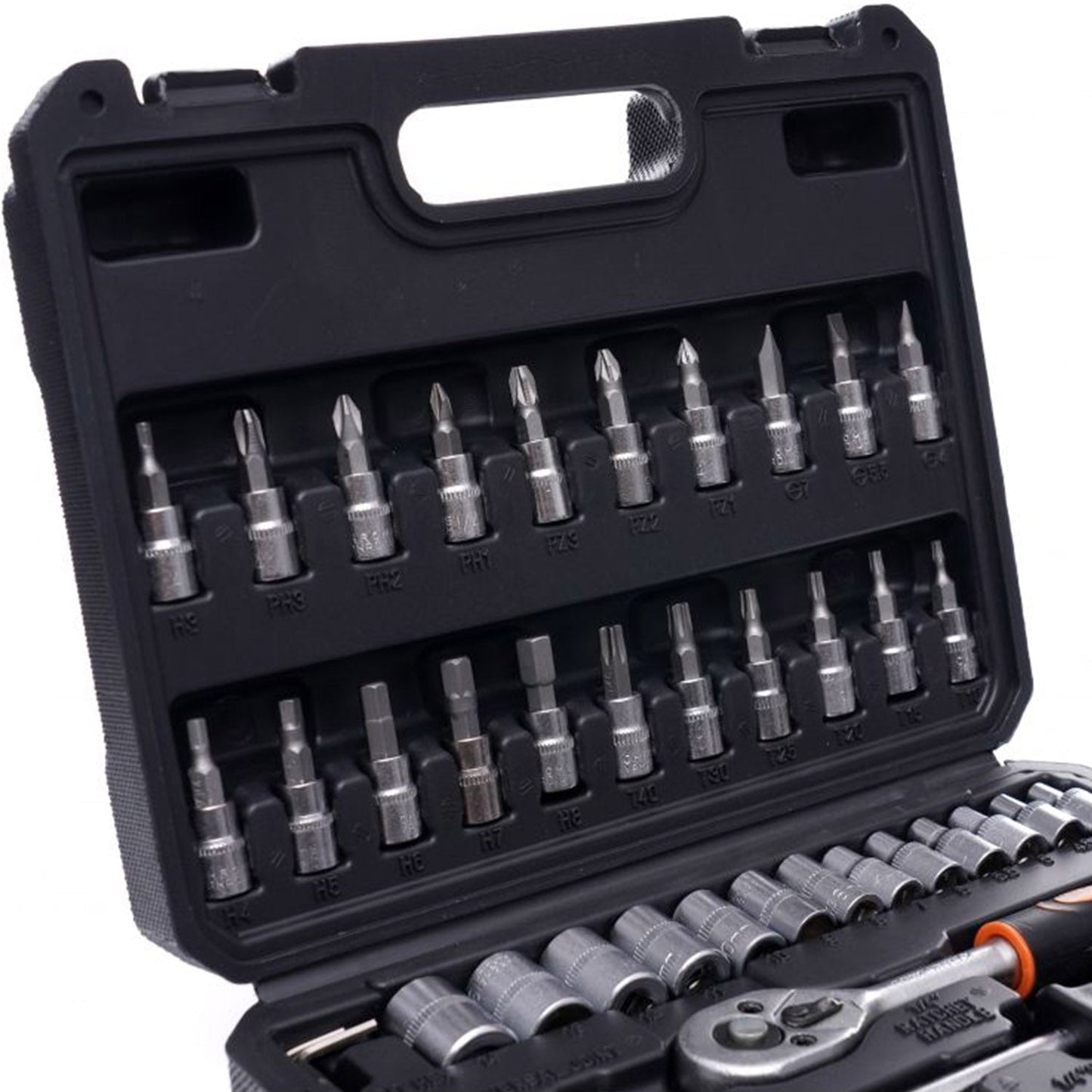 Trusa scule POLSKI K10469, 46 elemente, cutie depozitare inclusa