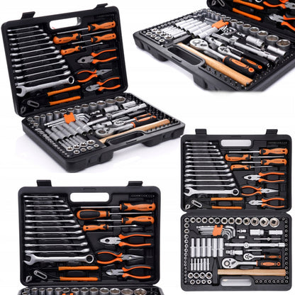 Trusa scule POLSKI K309, 122 elemente, cutie depozitare inclusa