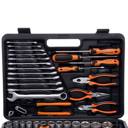 Trusa scule POLSKI K309, 122 elemente, cutie depozitare inclusa