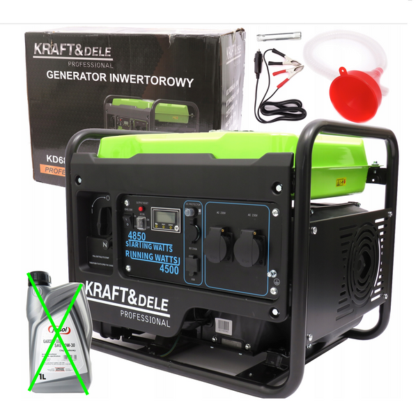 *OFERTELE-IEPURASULUI* Generator curent Kraft&Dele KD688, 230V, 4 timpi, stabilizator tensiune (AVR)