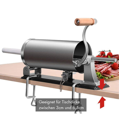 *PROMO* Tulumba Carnati, 5.5Kg, VOKNER, 5xPalnii Incluse, Orizontala, INOX