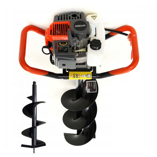 Set Motoburghiu pamant DR-Kraft, 8CP + 2x Burghiu 150/250/800mm