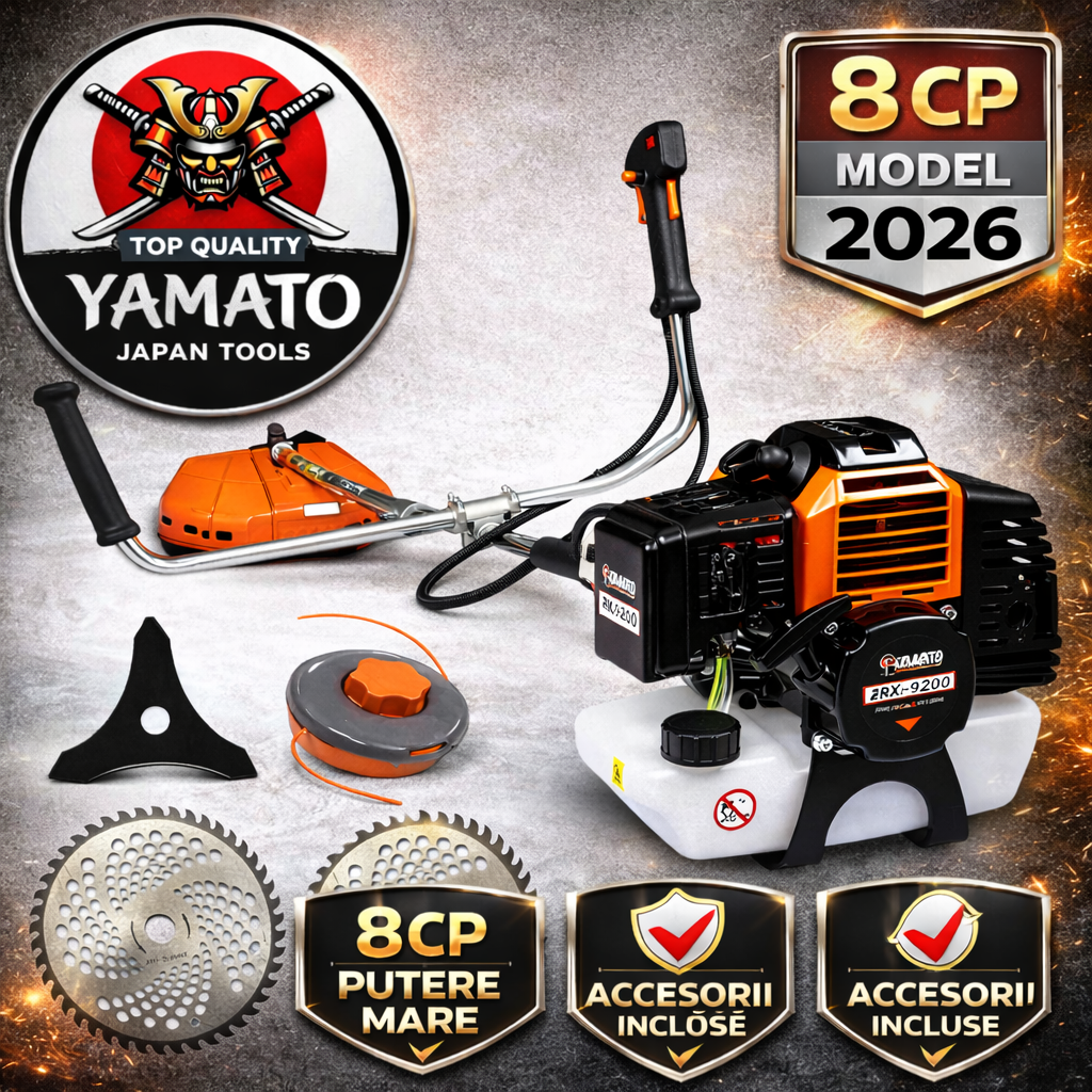 Set Motocoasa pliabila Yamato ZRX-8600 Racing Edition, 7CP, +Cap Set Motocoasa pliabila Yamato ZRX-8600 Racing Edition, 7CP, +Cap
