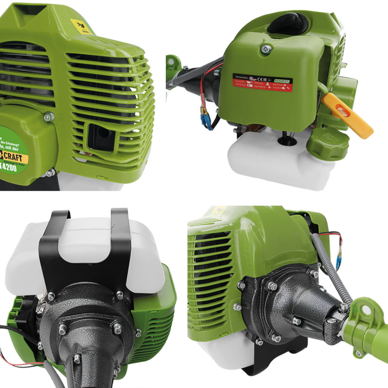 Set Motocoasa Procraft 4200, 6CP, 52CC + Cultivator + 4 Sisteme Taiere