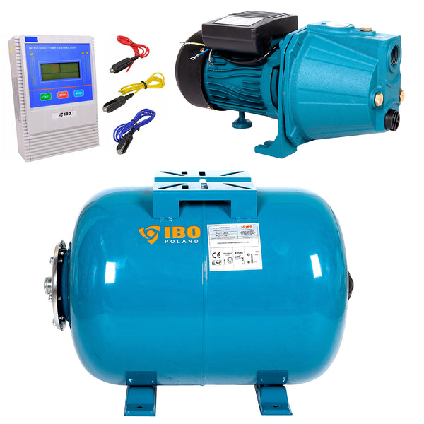 Set Hidrofor 50L cu Pompa Rohtenbach JET 1000, 1.1kW, cu Panou comanda inteligent cu senzori nivel M121