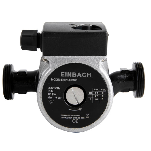 *PROMO* Pompa recirculare centrala Einbach EH 25-60/180, 55l/min, putere 93W
