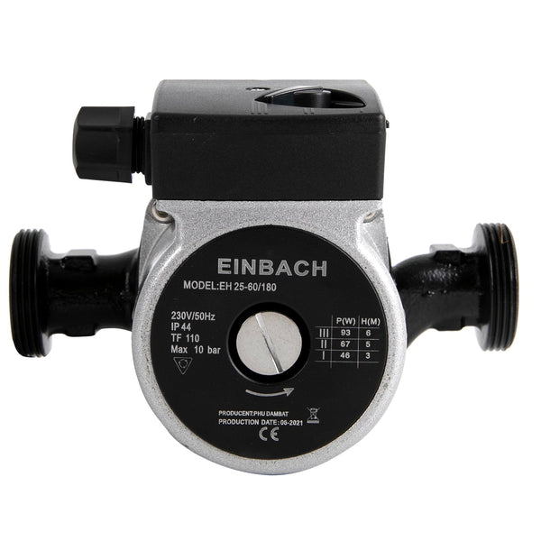 *BLACK FRIDAY* Pompa recirculare centrala Einbach EH 25-60/180, 55l/min, putere 93W