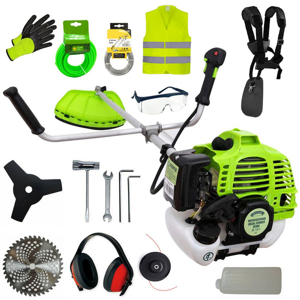 *BuzZ AGILA* Set Motocoasa MF VIDIA Fuel-Economy 3.4CP, 14 Accesorii incluse, Model Vidia