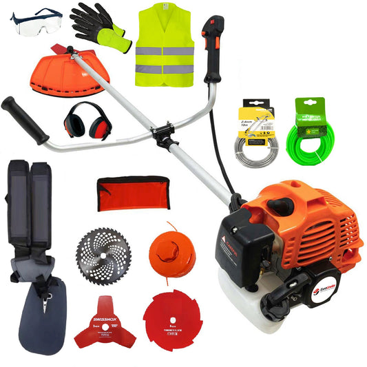 Set Motocoasa Vokner CT-6100, 8CP, +4 Sisteme Taiere, 13 Accesorii incluse