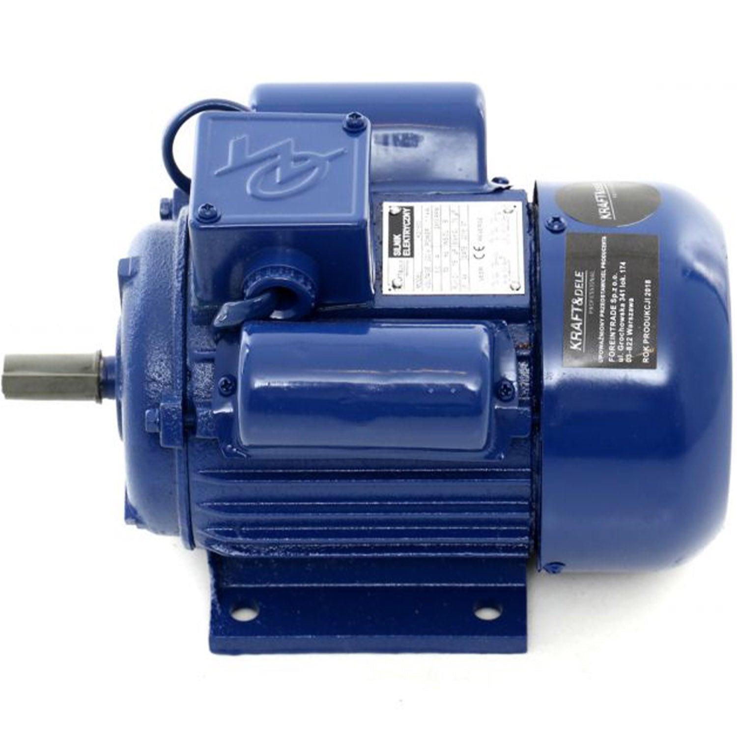 Motor electric monofazat Kraft&Dele KD1800, 1.1KW, 2810RPM, carcasa fonta