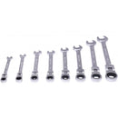 Set de chei combinate cu clicket, 8 piese, Kraft&Dele KD11302, 8-22MM - Imagine alternativa