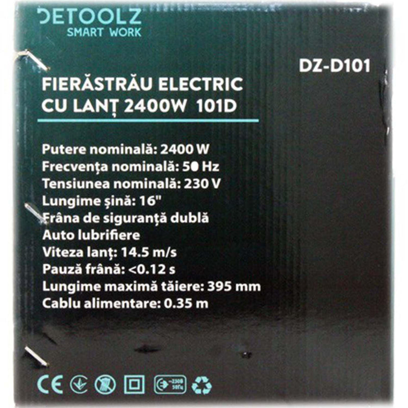 Drujba electrica Detoolz, 2400W
